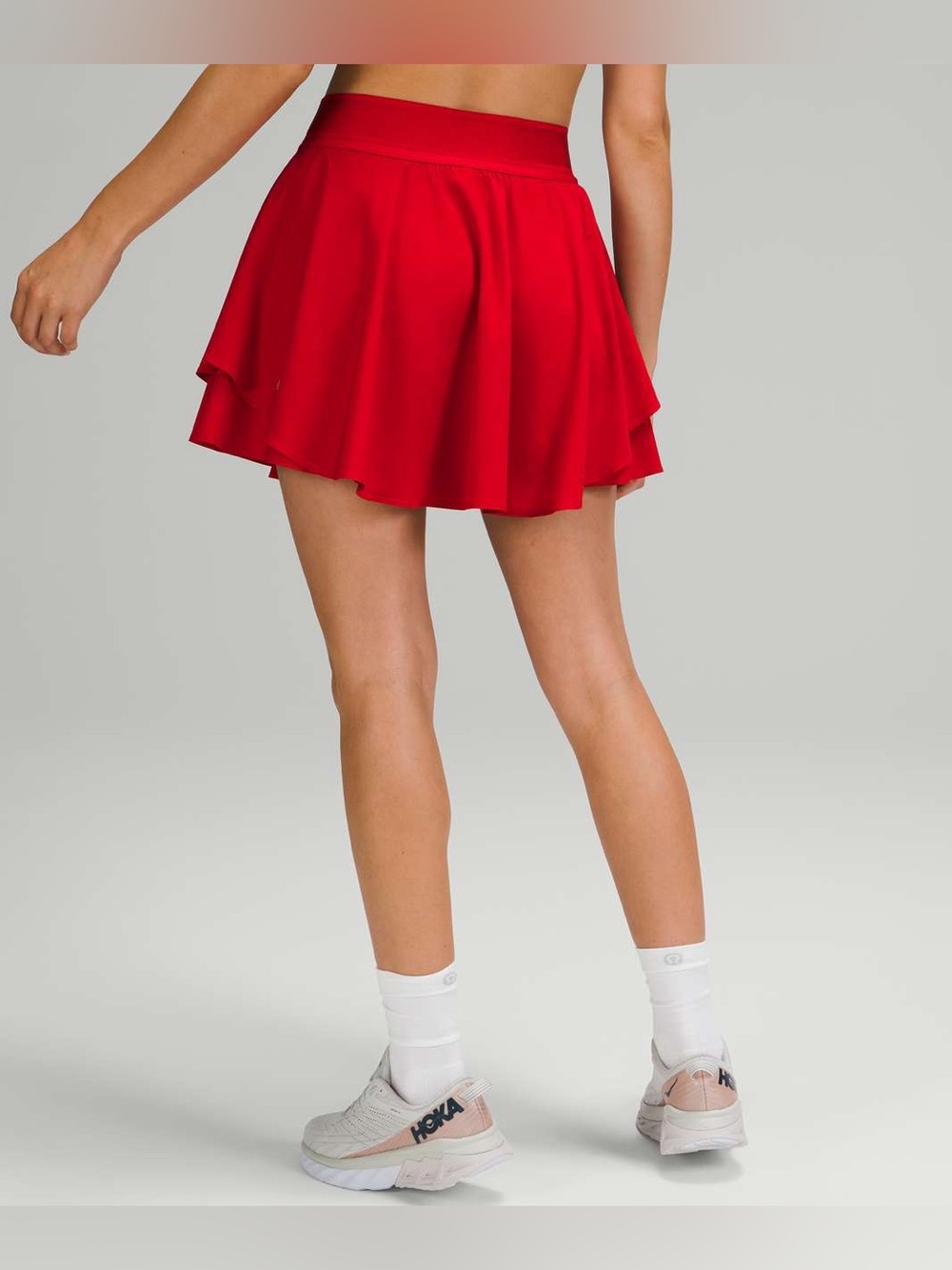LULULEMON Court Rival High Rise Skirt Dark Red Tennis Active Skort Women's 16
